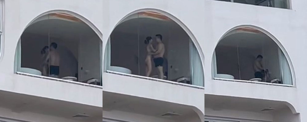 女友主动跪舔男友巨根 无遮挡全裸表演深喉口交秀 广东惠东县情侣阳台激情视频流出