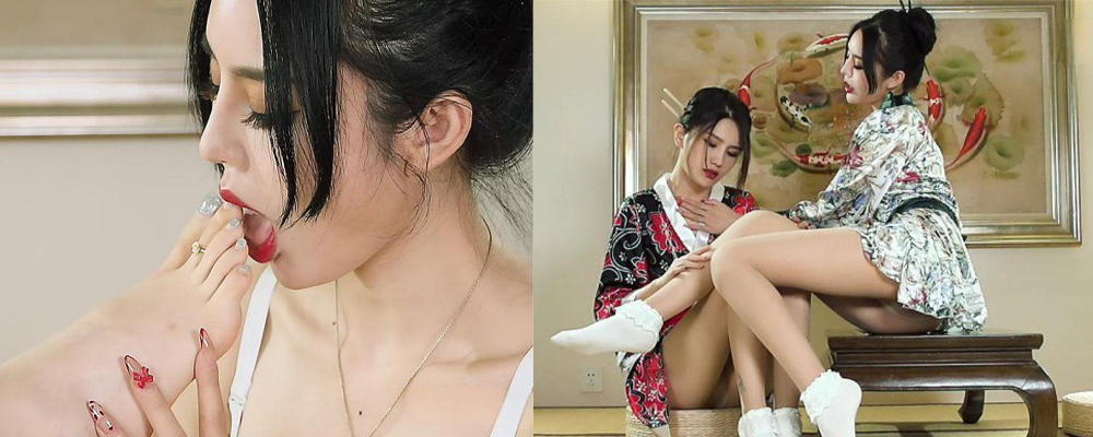 足控界女神Ligui丽柜最新私拍流出 携手闺蜜上演双生花之香丝深吻 两女身穿旗袍各种挑逗令人血脉喷张